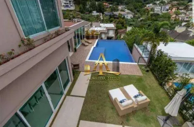 Casa com 5 suítes, 740 m² - venda por r$ 10.500.000 ou aluguel por r$ 52.655/mês - residencial dez (alphaville) - santana de parnaíba/são paulo
