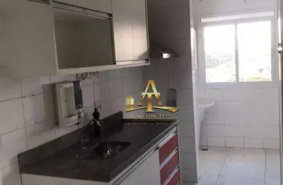 Apartamento com 3 dormitórios à venda no condomínio spazio club 69 m² por r$ 450.000 - vila iracema - barueri/sp