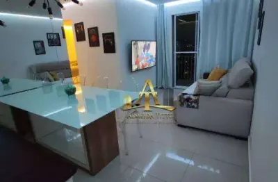 Apartamento com 2 dormitórios à venda, 52 m² - condomnio marselha - jandira/sp