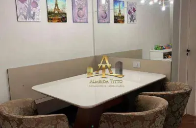 Apartamento com 3 dormitórios à venda, 60 m² por r$ 490.000 - edifício mahattan - centro - osasco - são paulo.