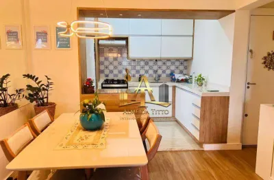 Apartamento com 3 dormitórios à venda, 71 m² - condomínio parque da lagoa - barueri/sp