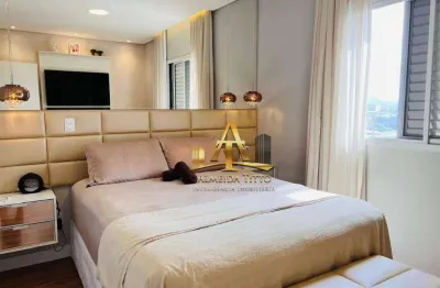 Apartamento mobiliado com 3 dormitórios à venda ou locação com 70 m² - vivendas de maria fernanda - santana de parnaíba/sp