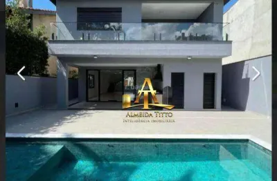 Casa nova com 4 suítes à venda, 350 m² por - alphaville 03 - santana de parnaíba - são paulo