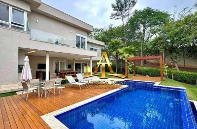 Casa com 4 dormitórios à venda, 600 m² por r$ 10.500.000 - tamboré 10 - santana de parnaíba/sp