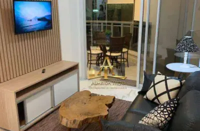 Excelente apartamento mobiliado para locação no condomínio wave em alphaville - barueri - sp