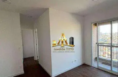 Apartamento com 2 dormitórios para locação com 60 m² por r$ 3.087/mês - condomínio flórida - parque viana em barueri/sp.