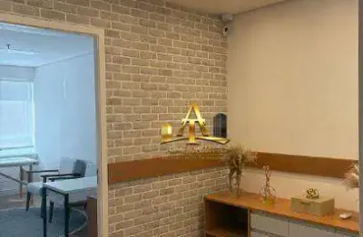 Sala Semi Mobiliada para Locação com 46 m² por R$ 8.257/mês - Edifício Alpha Premium em Barueri/SP