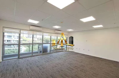 Sala para locação com 53 m² por r$ 3.545/mês - edifício monte carlo em alphaville barueri/sp.