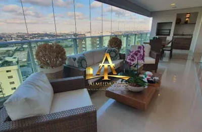Apartamento com 3 suítes para alugar, 212 m² - alphaville industrial - barueri -são paulo