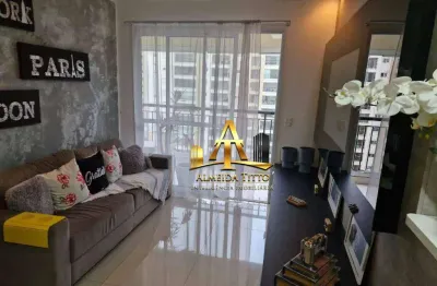 Apartamento mobiliado com 3 dormitórios para alugar, 94 m² - alpha vita - santana de parnaíba/sp