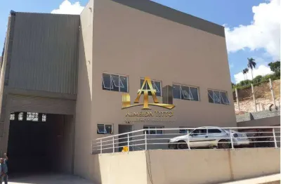 Galpão para locação com 1350 m² por r$ 27.861/mês - chácaras são luís em santana de parnaíba/sp.