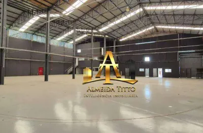 Galpão para locação com 1642 m² por r$ 27.000/mês - chácaras são luís em santana de parnaíba/sp.