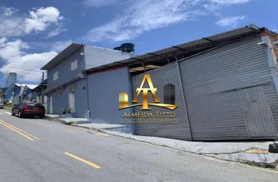 Galpão para locação com 1250 m² por r$ 17.600/mês - jardim alvorada em jandira/sp.