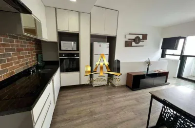 Apartamento duplex mobiliado para locação no condomínio selenita - bairro bethaville - barueri - sp