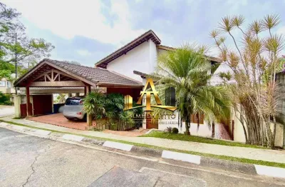 Casa à venda em cotia, região da granja viana – condomínio palm hills - 4 suítes, rústica, linda! oportunidade! - o melhor valor no condomínio!
