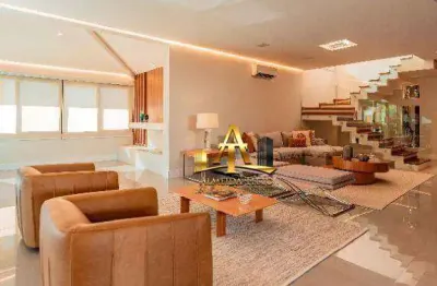 Casa com 4 dormitórios à venda, 466 m² por r$ 7.300.000 - alphaville 04 - santana de parnaíba/sp