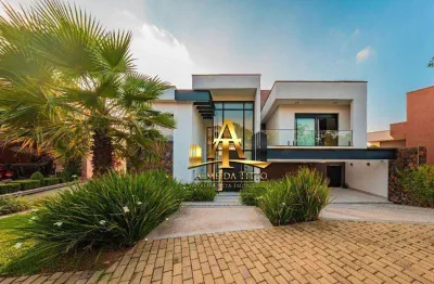 Casa com 4 dormitórios à venda, 634 m² por r$ 10.000.000,00 - residencial burle marx - santana de parnaíba/sp