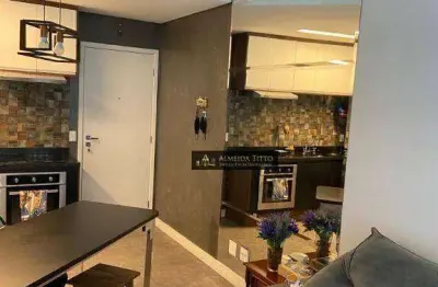Apartamento duplex mobiliado à venda e locação no condomínio selenita - bairro bethaville - barueri/sp