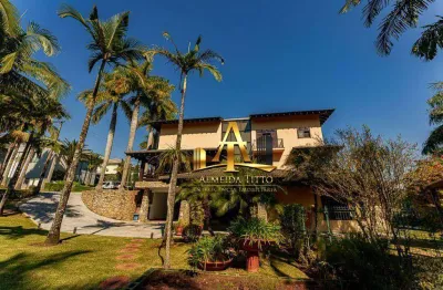 Casa à venda no residencial tamboré 2 estilo colonial contemporâneo - alphaville - sp