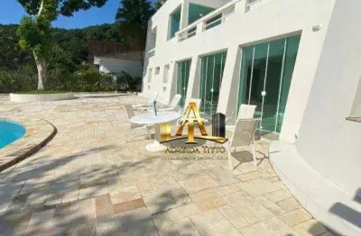 Casa com 5 dormitórios à venda, 467 m² por r$ 7.900.000 - balneario praia do perequê - guarujá/sp