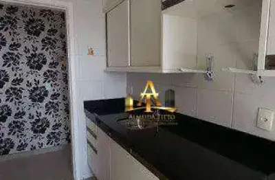 Apartamento com 2 dormitórios com 57 m² - venda por r$ 371.930 ou locação por r$ 2.750/mês - chácaras maria inês em santana de parnaíba/sp.