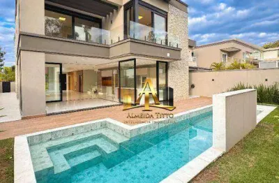 Casa com 4 dormitórios à venda, 430 m² por r$ 8.900.000 - gênesis 2 - santana de parnaíba/sp