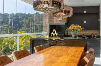 Apartamento com 3 dormitórios à venda, 224 m² por r$ 3.800.000 - centro empresarial tamboré - santana de parnaíba/sp