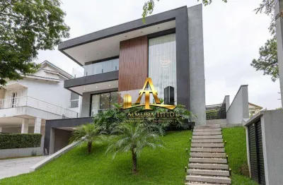Casa com 4 dormitórios à venda, 400 m² por r$ 5.150.000 - residencial doze (alphaville) - santana de parnaíba/sp