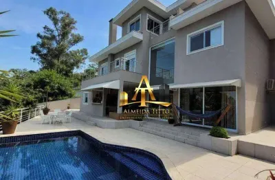 Casa com 4 dormitórios à venda, 561 m² por r$ 5.000.000 - gênesis 1 - santana de parnaíba/sp