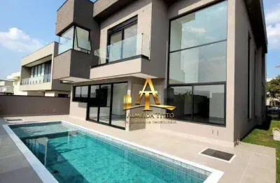 Casa com 4 dormitórios à venda, 452 m² por r$ 5.450.000 - gênesis 1 - santana de parnaíba/sp