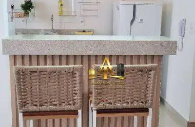 Apartamento com 2 dormitórios para alugar, 47 m² - jardim tupanci - barueri/sp
