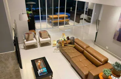 Casa com 5 dormitórios, 340 m² - venda por r$ 4.200.000 ou aluguel por r$ 26.702/mês  - santana de parnaíba são paulo