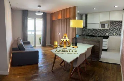 Apartamento com 3 dormitórios à venda, 72 m² por r$ 700.000 - edifício fatto - barueri/sp