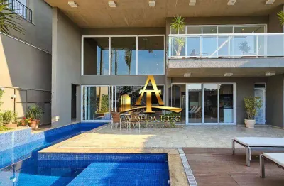 Casa com 4 dormitórios à venda, 553 m² por r$ 8.500.000 - tamboré 10 - santana de parnaíba/sp