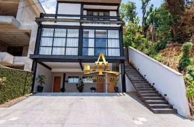 Casa com 4 dormitórios à venda, 307 m² por r$ 1.400.000 - nova paulista - jandira/sp