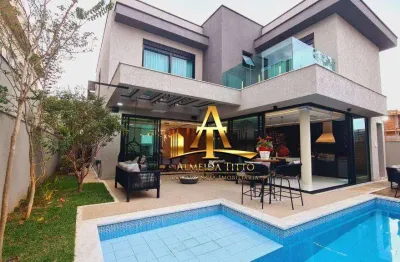 Casa com 4 dormitórios à venda, 380 m² por r$ 4.700.000 - alphaville 11 - santana de parnaíba/sp