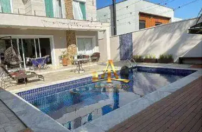 Casa com 4 dormitórios à venda, 430 m² por r$ 5.000.000 - residencial onze (alphaville) - santana de parnaíba/sp
