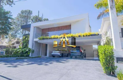 Casa com 4 dormitórios à venda, 665 m² por r$ 13.500.000 - alphaville 10 - santana de parnaíba/sp