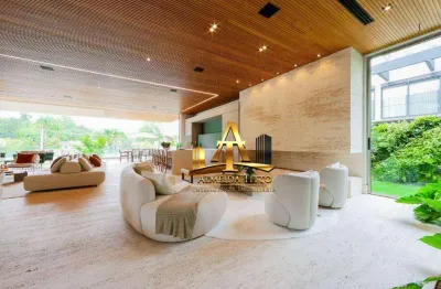 Casa com 5 suítes à venda, 930 m² por r$ 39.000.000 - residencial dois (tamboré) - santana de parnaíba -são paulo