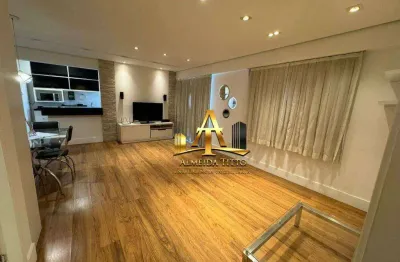 Apartamento com 2 dormitórios, 63 m² - venda por r$ 750.000,00 ou aluguel por r$ 4.783,33/mês - alphaville industrial - barueri/sp