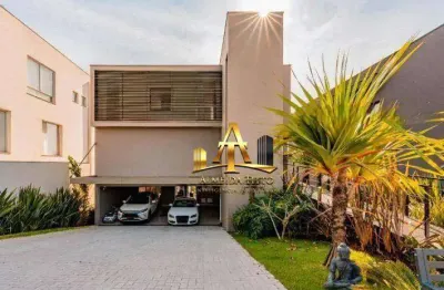 Casa com 5 dormitórios à venda, 450 m² por r$ 6.500.000,00 - gênesis 2 - santana de parnaíba/sp