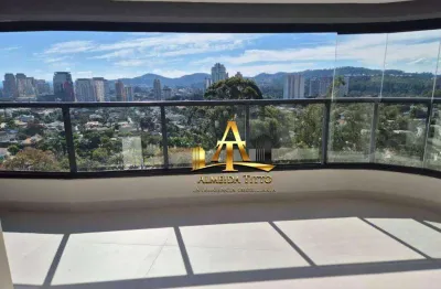 Apartamento com 3 dormitórios à venda, 123 m² por r$ 3.300.000,00 - oka mamoré - barueri/sp