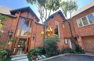 Casa à venda estilo europeu no condomínio residencial tamboré 1 - alphaville - sp