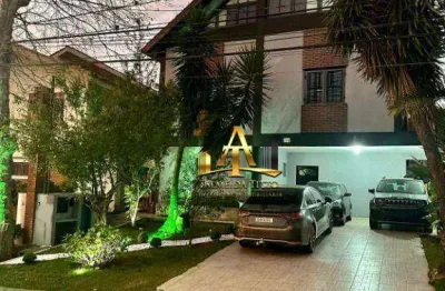 Casa com 3 dormitórios para alugar, 405 m² por r$ 12.000,00/mês - alphaville 04 - santana de parnaíba/sp