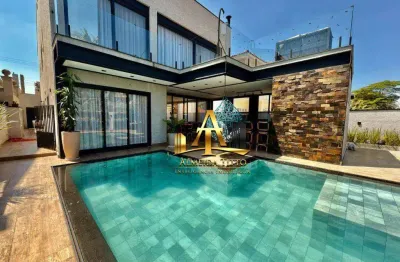 Casa com 4 dormitórios para alugar, 350 m² por r$ 31.800/mês - alphaville 03 - santana de parnaíba/sp