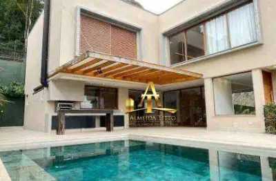 Casa com 4 dormitórios à venda, 439 m² por r$ 4.700.000,00 - campos do conde - santana de parnaíba/sp