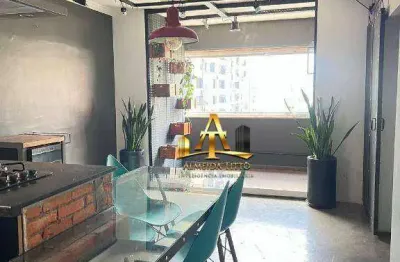 Apartamento com 1 dormitório à venda, 77 m² por r$ 875.000 - edifício máster - barueri/sp