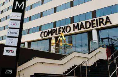 Sala para locação com 100 m² por r$ 6.500/mês - complexo madeira - alphaville em barueri/sp.