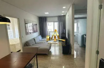 Apartamento com 1 dormitório, 50 m² - venda por r$ 740.000 ou aluguel por r$ 5.083/mês - alphaville industrial - barueri - são paulo