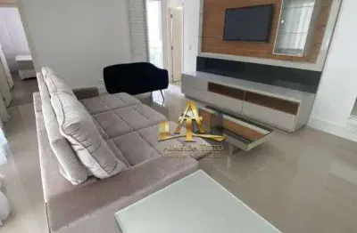 Apartamento mobiliado para locação e venda no condomínio reserva alphasitio - alphaville - sp